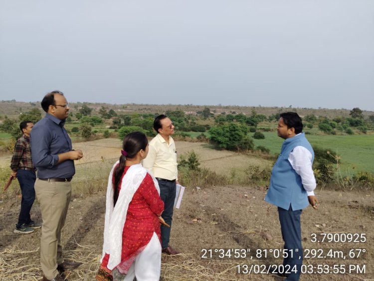 सिद्धबाबा जलाशय राज्य शासन की महत्वकांक्षी परियोजना   गुणवत्ता का ध्यान रखते हुए काम जल्द पूर्ण कराएं       कलेक्टर श्री चंद्रकांत वर्मा