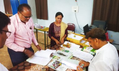 कलेक्टर ने उप-तहसील जालबांधा का किया औचक निरीक्षण, लंबित प्रकरण और आवक पंजी नही होने पर लगाई फटकार*