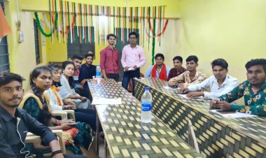 युवा ग्रुप संस्था का बैठक गंडई में सम्पन्न।