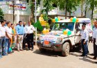 कलेक्टर ने हरी झंडी दिखाकर मतदाता जागरूकता रथ को किया रवाना