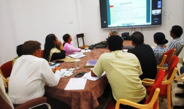 मुख्य निर्वाचन पदाधिकारी ने ली वर्चुअल बैठक