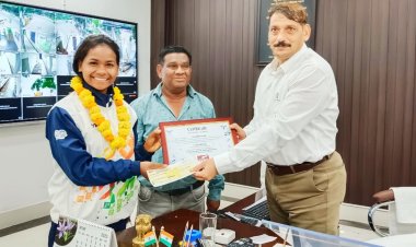 अकरजन की बेटी हेमलता को खो  खो में मिला 51 हजार का पुरस्कार