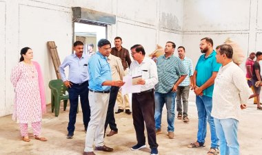 विधानसभा निर्वाचन के मद्देनजर स्ट्रांग रूम का हुआ निरीक्षण