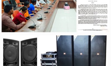 कलेक्टर ने डी जे संचालको की ली बैठक      कोलाहल नियंत्रण सीमा के बाहर होने पर होगा राजसात