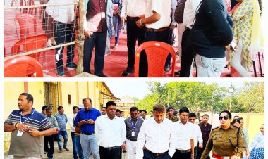 कलेक्टर ने मतगणना स्थल और प्रक्रिया तैयारी का किया निरीक्षण