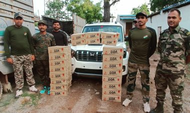 शराब का जखीरा गातापार जंगल छेत्र में पकड़ाया