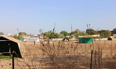 पुलिस भर्ती हेतू छुईखदान का केकती बाड़ी  मैदान तैयार