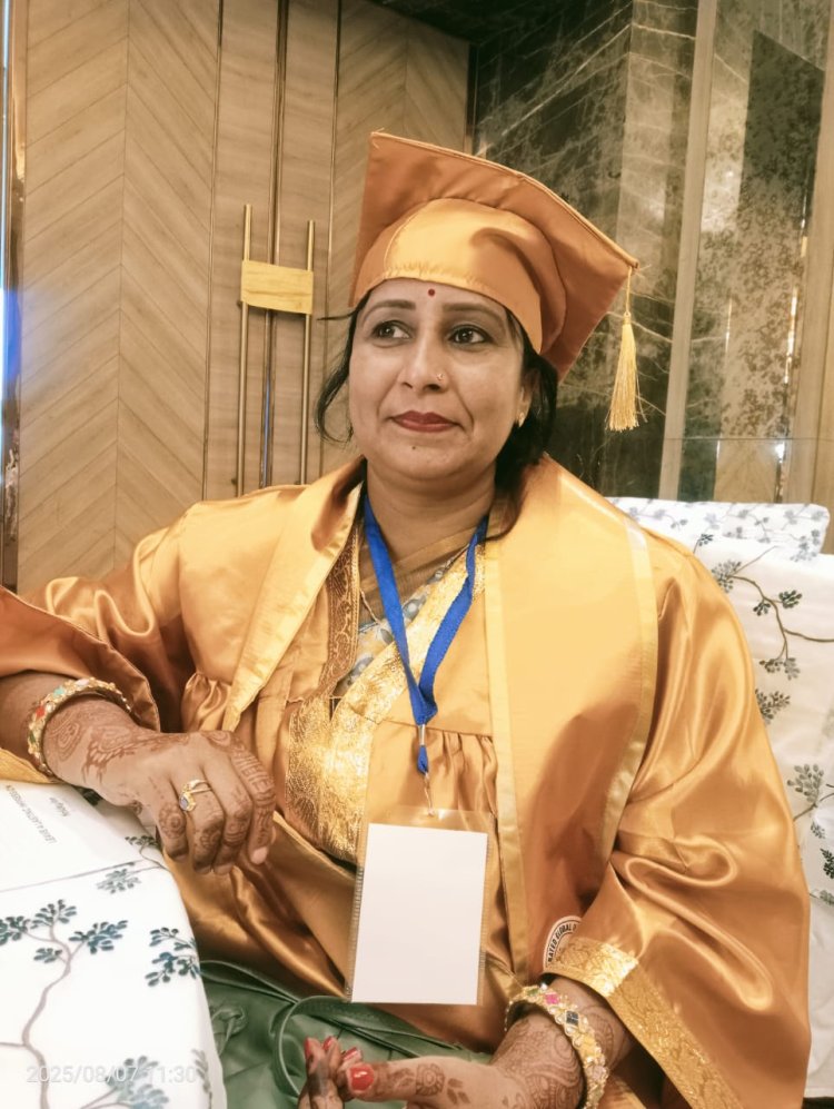 डॉ.राजेश्वरी सनत अग्रवाल को डॉक्टरेट की मानद उपाधि