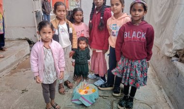 छेर छेरा की किलकारियों से गूंजा नगर व मोहल्ला