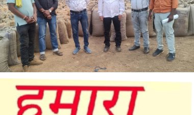 धान सोसायटियों में पहुंचे किसान कांग्रेस अध्यक्ष देवराज किशोर दास