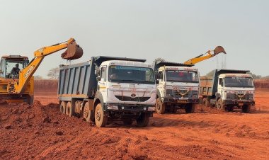 छुईखदान के ग्रामीण क्षेत्र में चल रहा अवैध मुरूम खनन