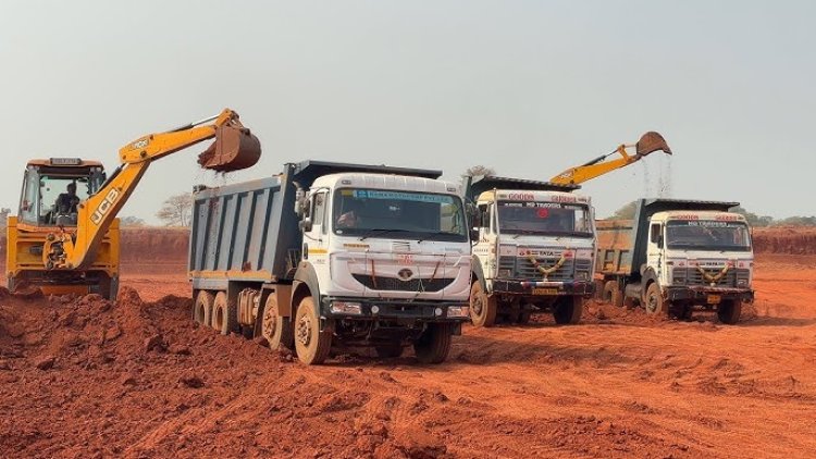 छुईखदान के ग्रामीण क्षेत्र में चल रहा अवैध मुरूम खनन