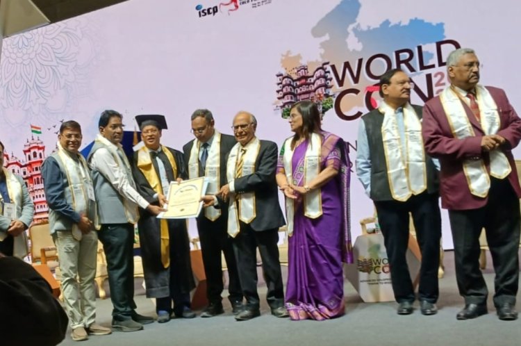 डॉ एम जी  तिवारी अंतरराष्ट्रीय फेलोशिप कोलो प्रोक्टोलॉजी कार्यक्रम में हुए शामिल