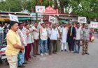 गैस के बढ़े दामों के विरोध में जिला कांग्रेस कमेटी की सांकेतिक रैली